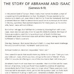 The Story of Abraham and Isaac pdf