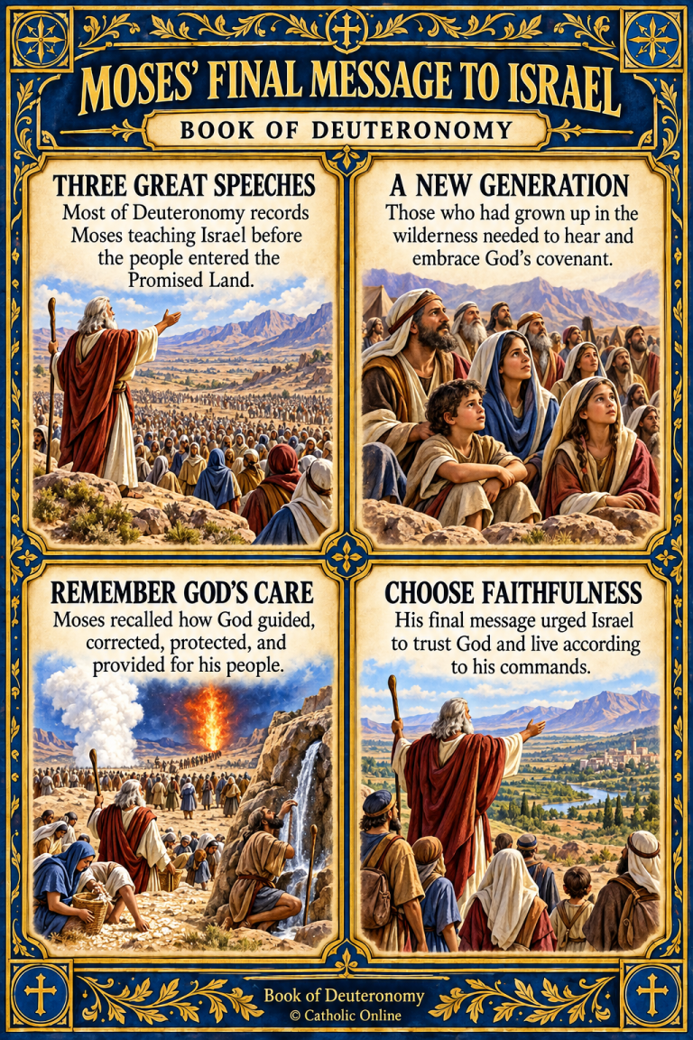 Moses’ Final Message to Israel – Deuteronomy Facts (FREE PDF)