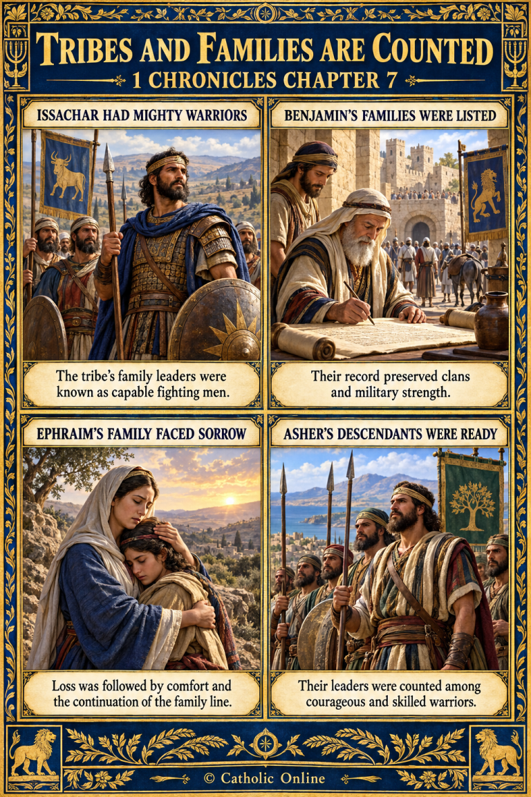 Tribes and Families Are Counted – 1 Chronicles Chapter 7 (FREE PDF)