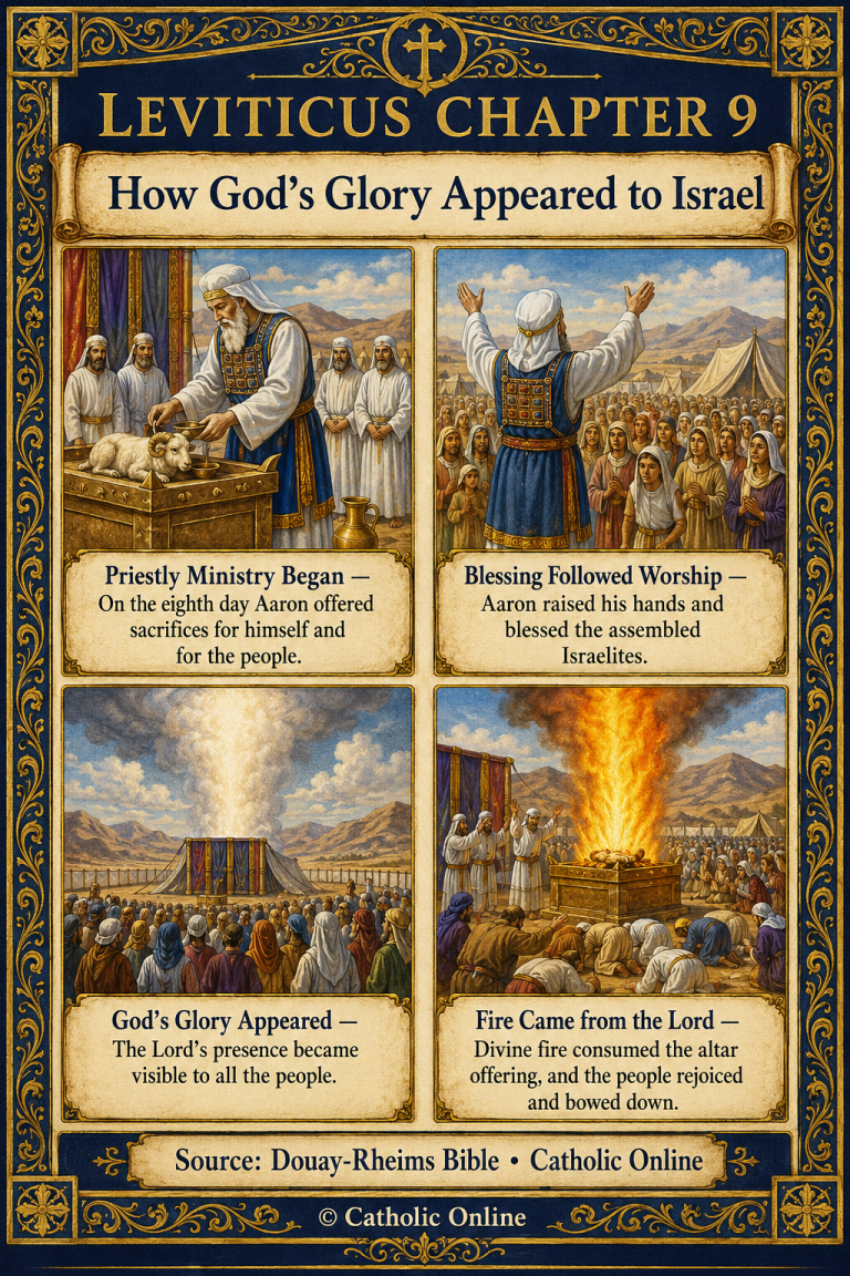 How God’s Glory Appeared to Israel