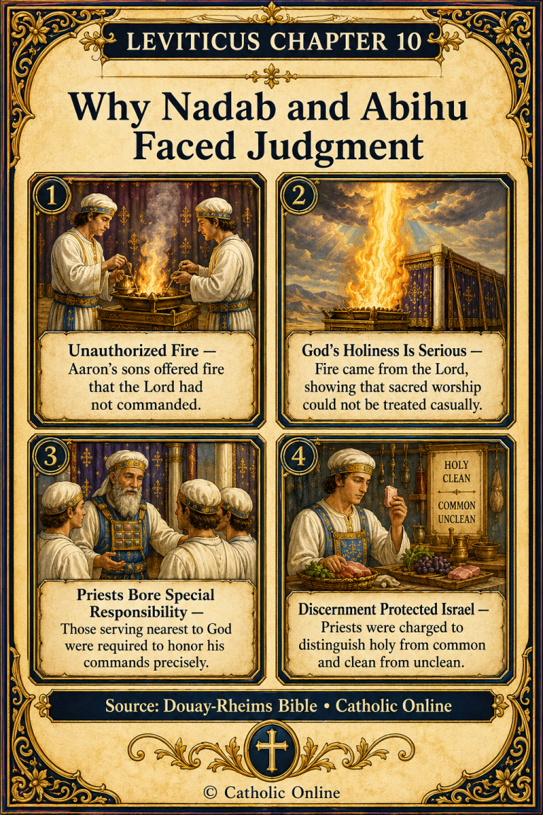 Why Nadab and Abihu Faced Judgment