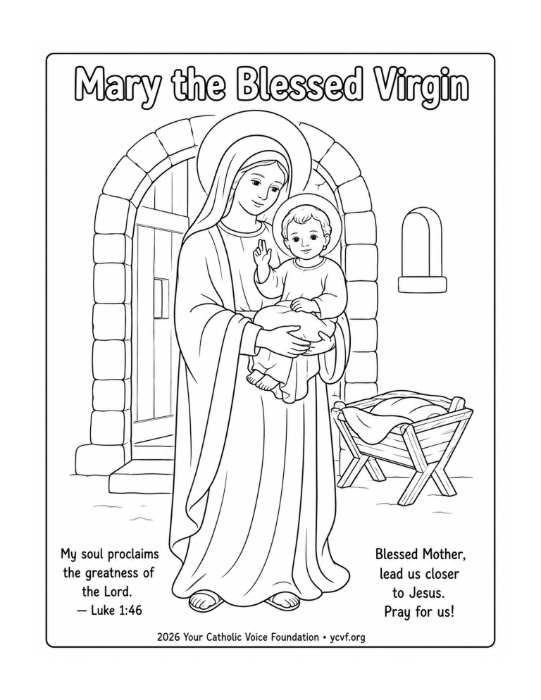 Mary-the-Blessed-Virgin-Coloring-Page