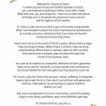 Prayer to St. Francis of Assisi pdf