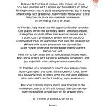 Prayer to St. Thérèse of Lisieux