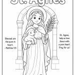 St-Agnes-Coloring-Page