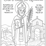 St-Felix-of-Spoleto-Coloring-Page
