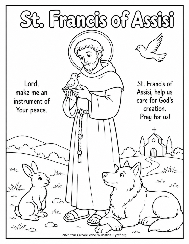St-Francis-of-Assisi-Coloring-Page-pdf