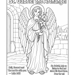 St-Gabriel-the-Archangel-Coloring-Page