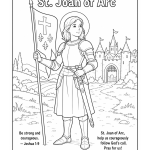 St-Joan-of-Arc-Coloring-Page