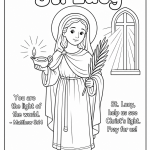 St-Lucy-Coloring-Page