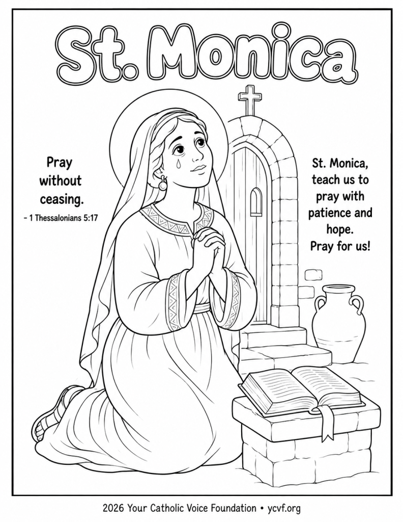 St-Monica-Coloring-Page