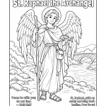 St-Raphael-the-Archangel-Coloring-Page