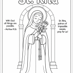 St-Rita-Coloring-Page