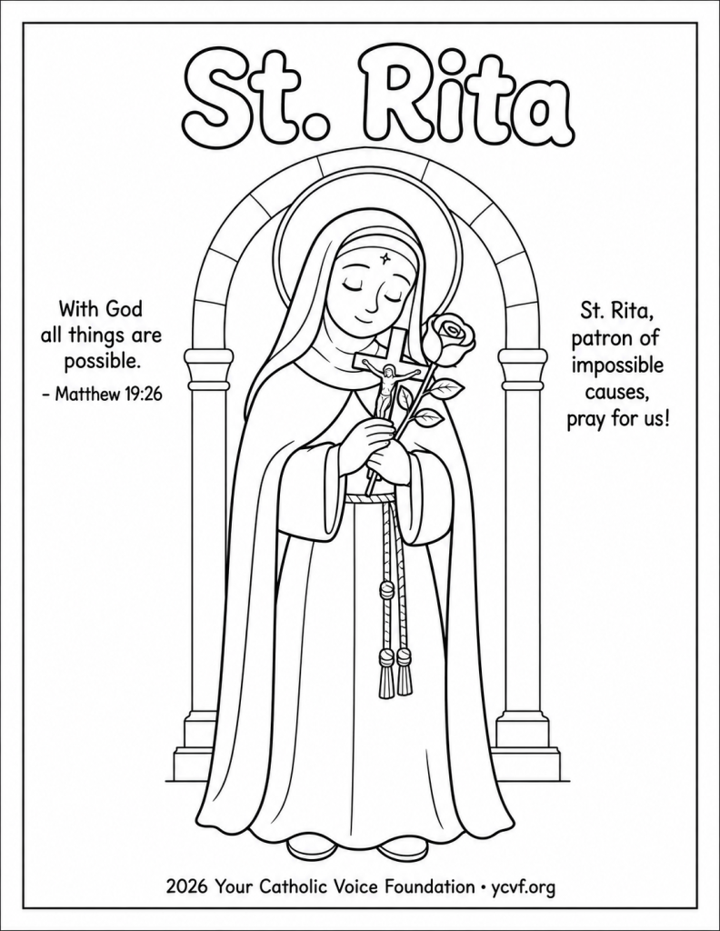 St-Rita-Coloring-Page