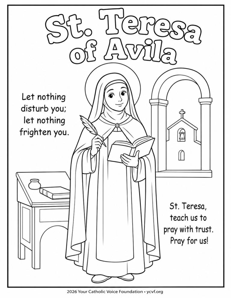 St-Teresa-of-Avila-Coloring-Page-pdf