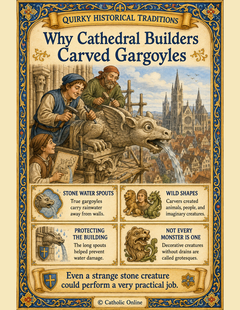 Why Cathedral Builders Carved Gargoyles – Quirky Historical Traditions (FREE PDF)