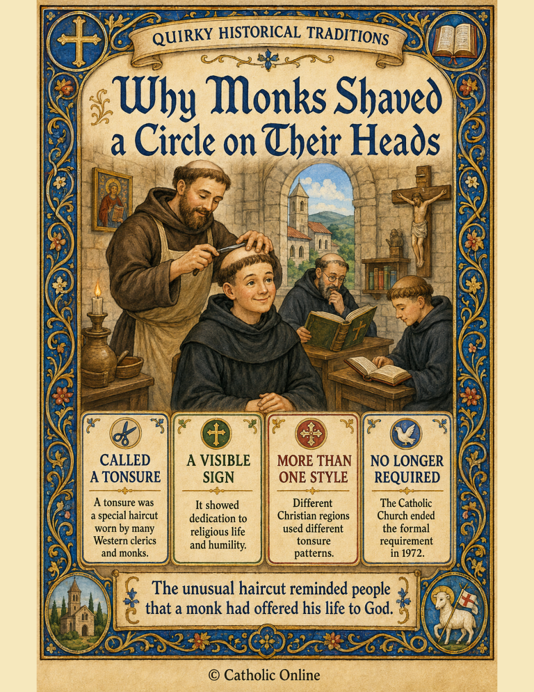 Why Monks Shaved a Circle on Their Heads – Quirky Historical Traditions (FREE PDF)