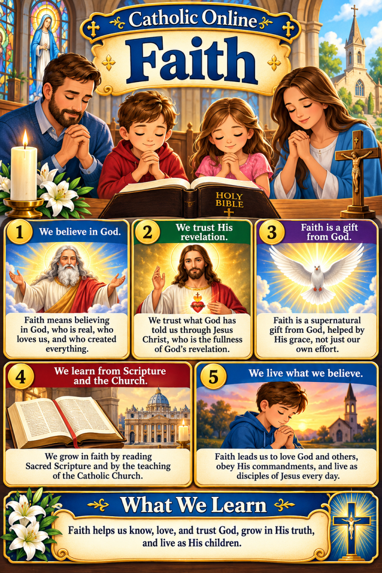 Faith – Catholic Virtues and Vices Fun Facts (FREE PDF)