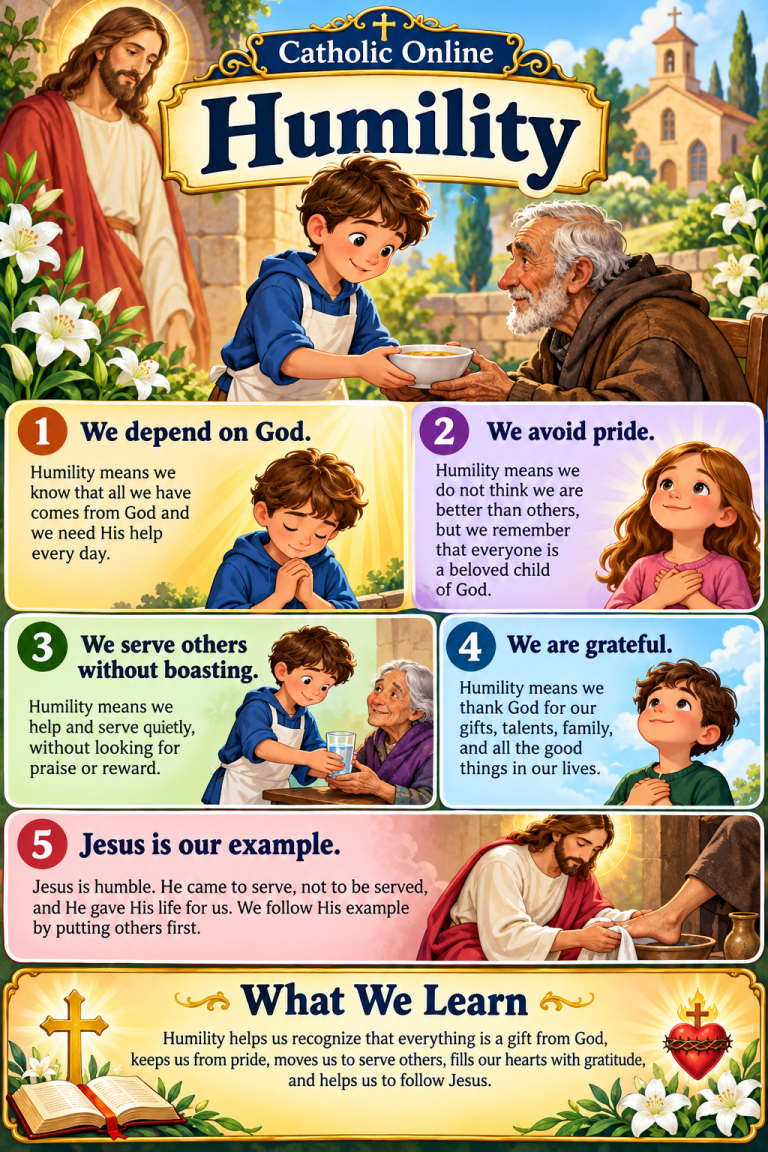 Humility – Catholic Virtues and Vices Fun Facts (FREE PDF)