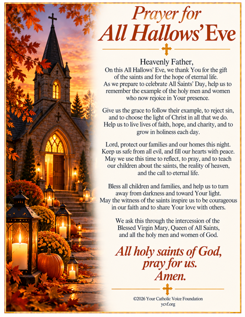 All Hallows’ Eve Prayer