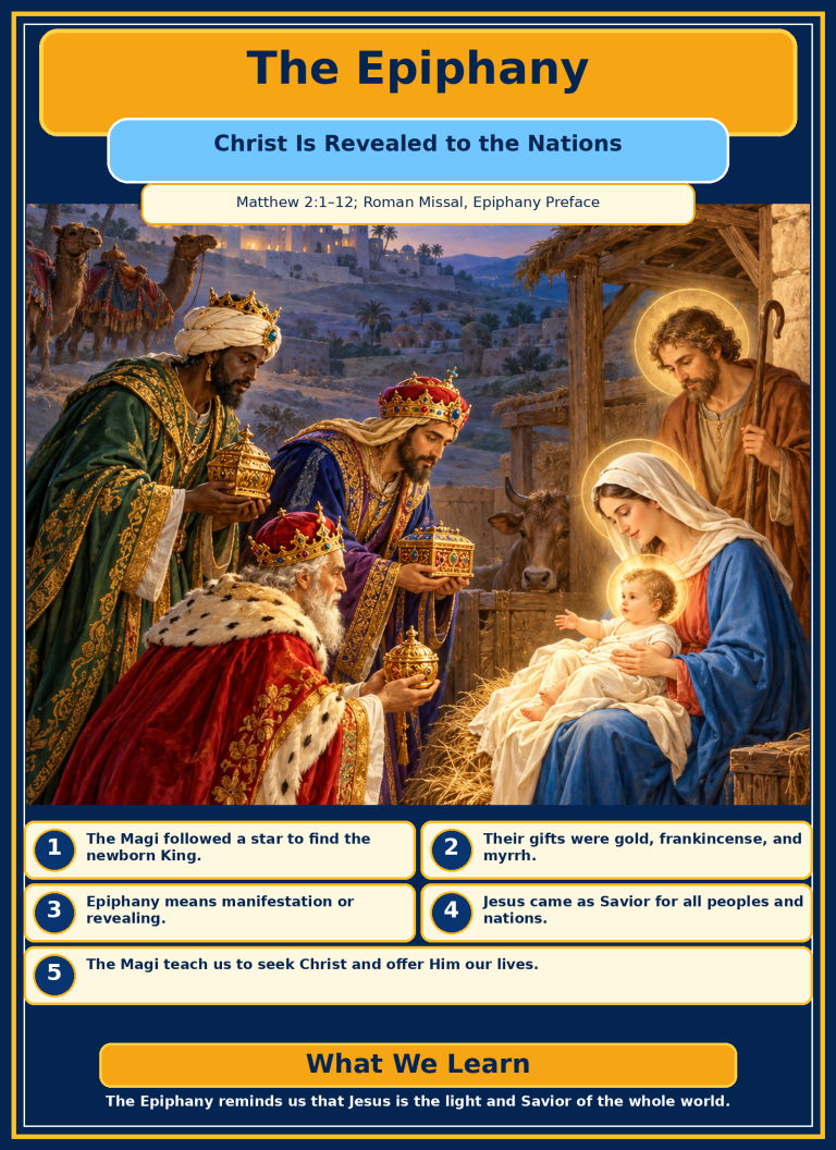 Epiphany – Catholic Faith Fun Facts (FREE PDF)