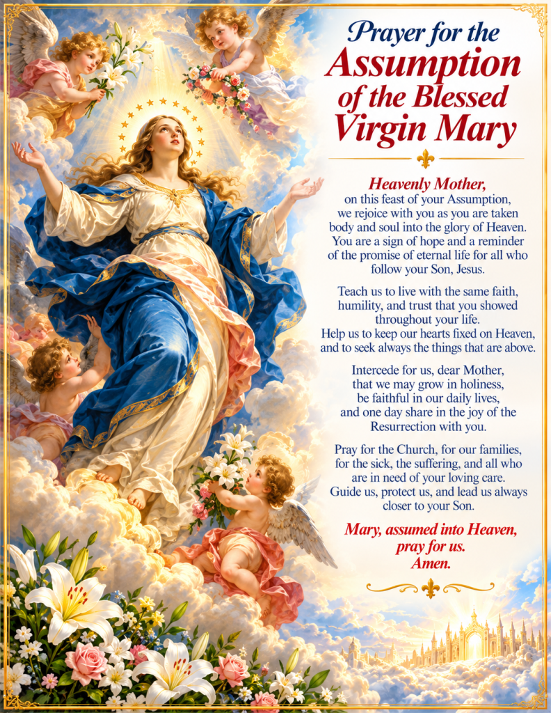 Prayer Assumption of the Blessed Virgin Mary