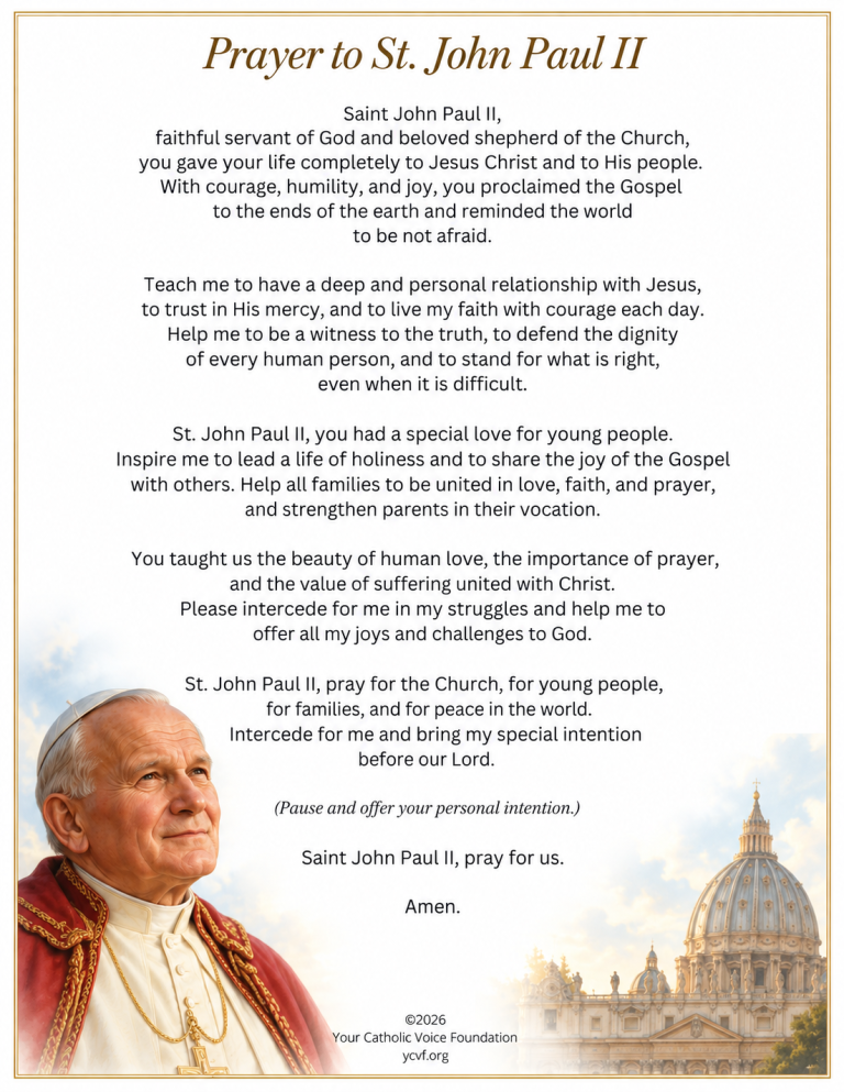 Prayer to St. John Paul II