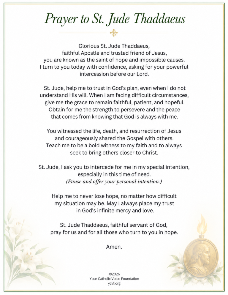 Prayer to St. Jude Thaddaeus