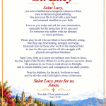 Prayer to St. Lucy