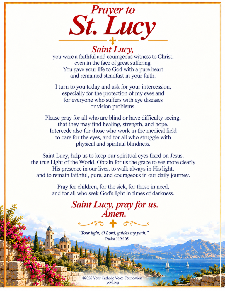 Prayer to St. Lucy