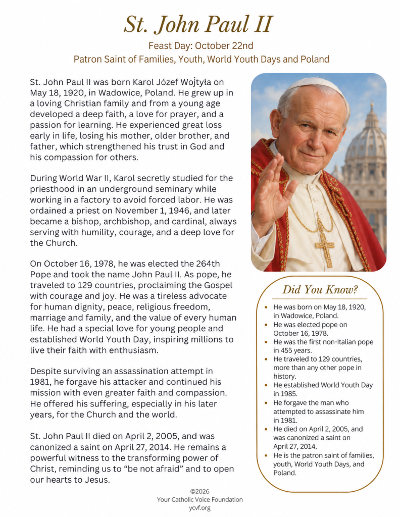 St. John Paul II Biography