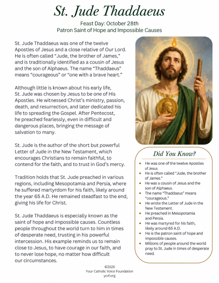 St. Jude Thaddaeus Patron Saint of Hope