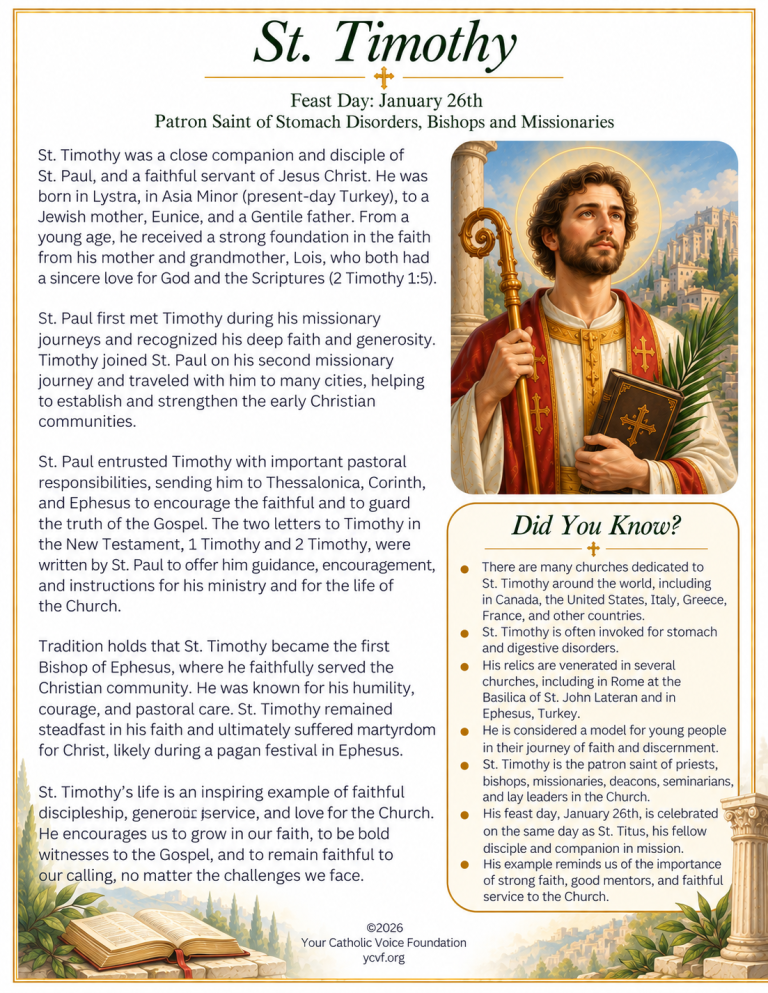 St. Timothy_ Faithful Disciple and Bishop