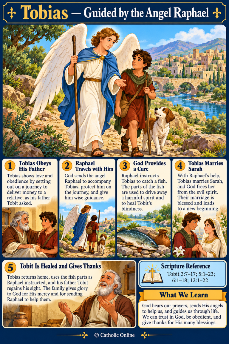 Tobias — Young Man Guided by Raphael — Bible Fun Facts (FREE PDF)