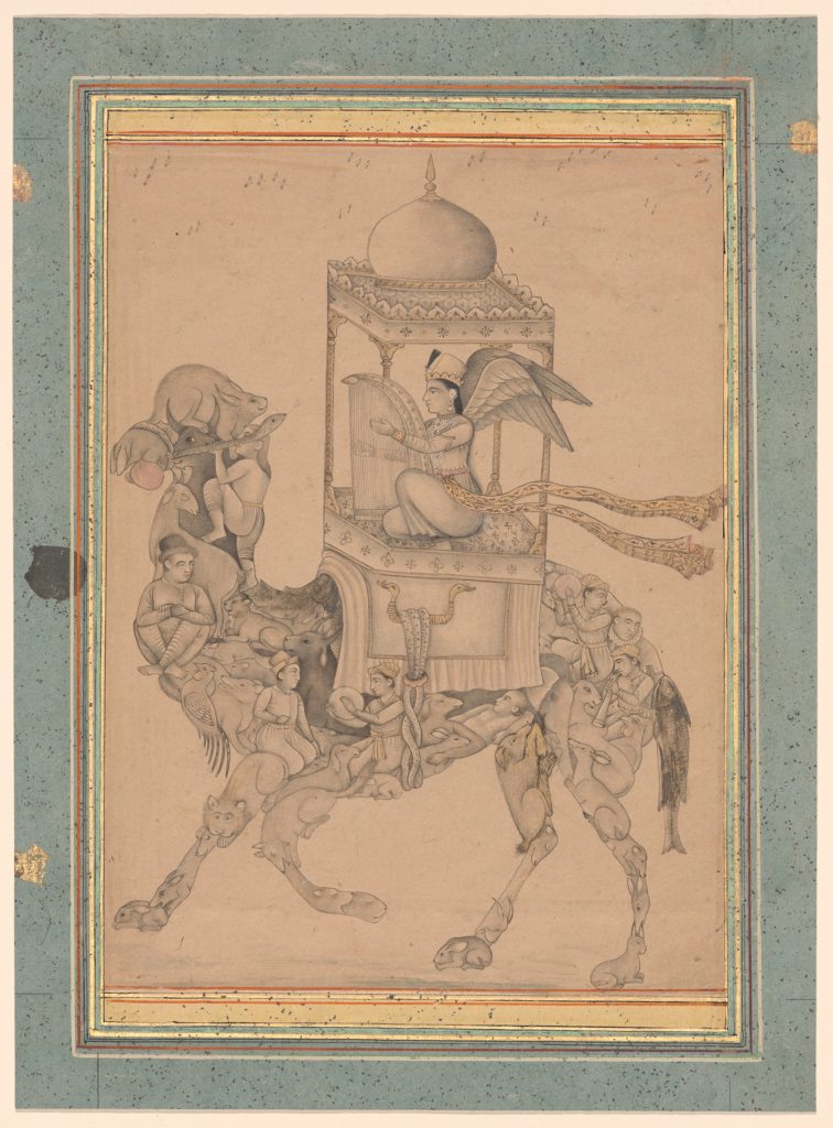 Angel (Peri) Riding a Composite Camel