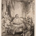 Christ at Emmaus: The Larger Plate