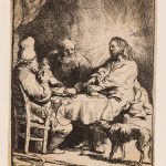 Christ at Emmaus: The Smaller Plate