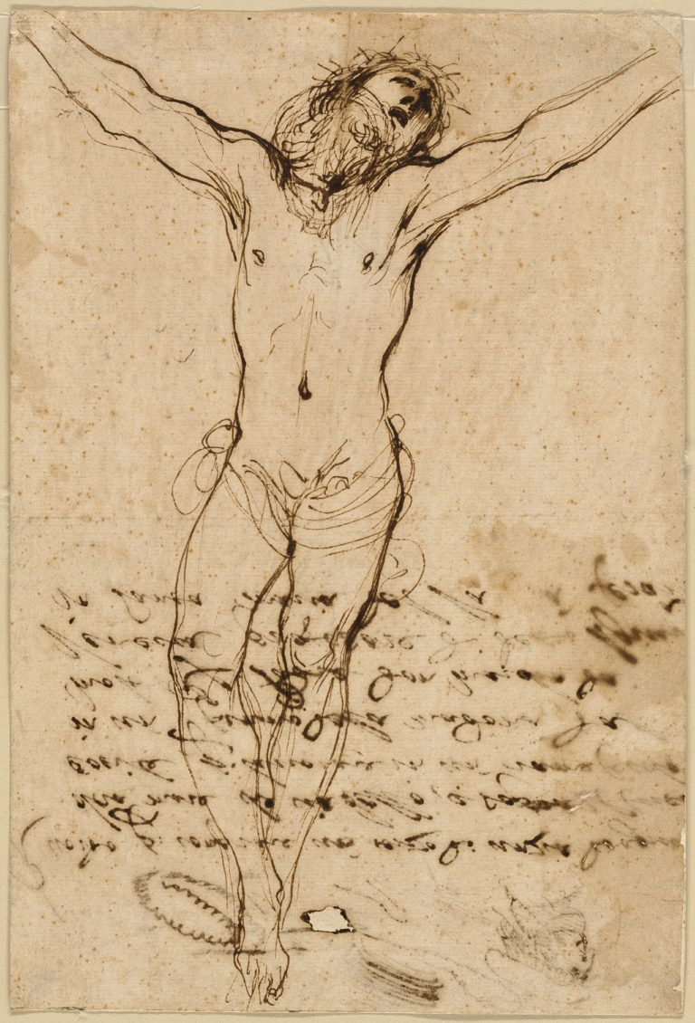 Christ on the Cross: Study for the Crucifixion with Saints