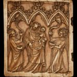 Diptych Panel with Virgin and Child and Two Angels