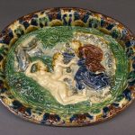 Dish with creation of Eve