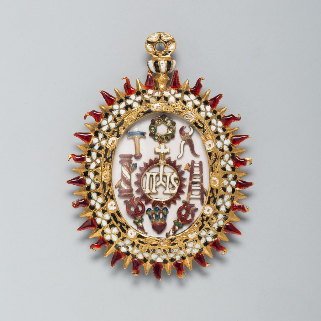 Double-Sided Pendant with Symbols of Christ and the Passion and Christ Among the Doctors