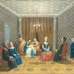 Egyptian Scene (possibly Moses and Zipporah)