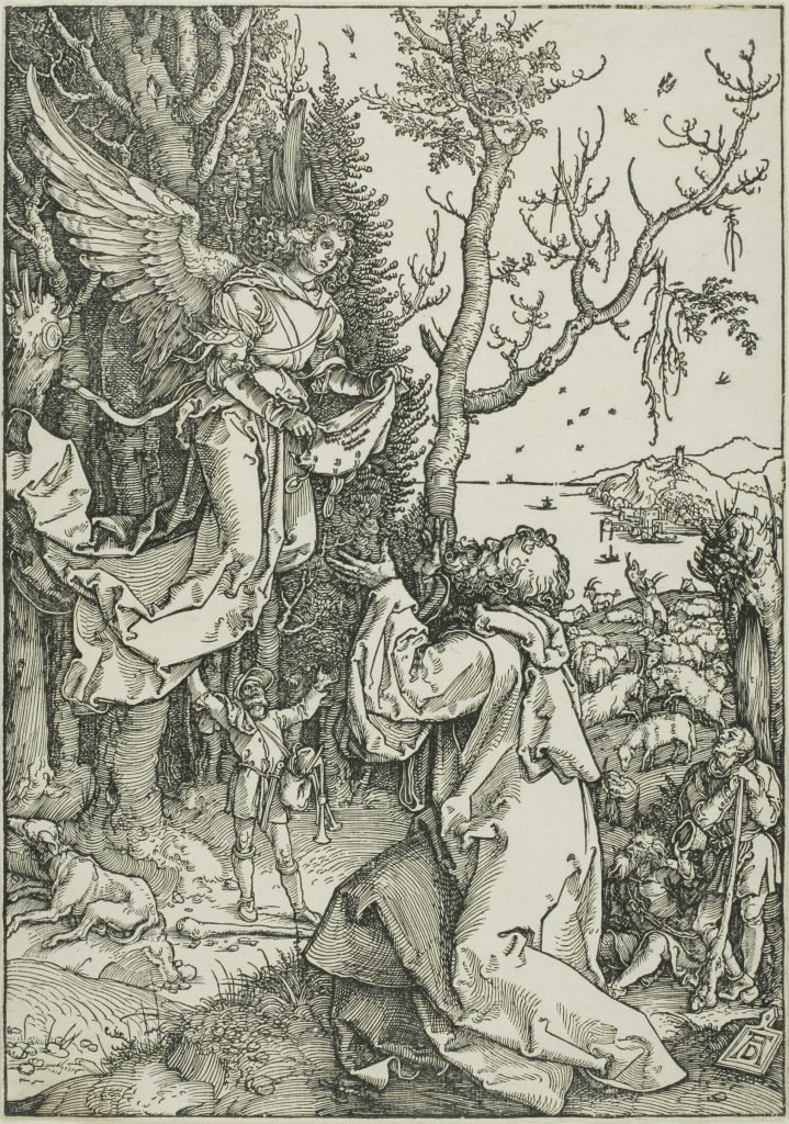 Joachim and the Angel, from The Life of the Virgin