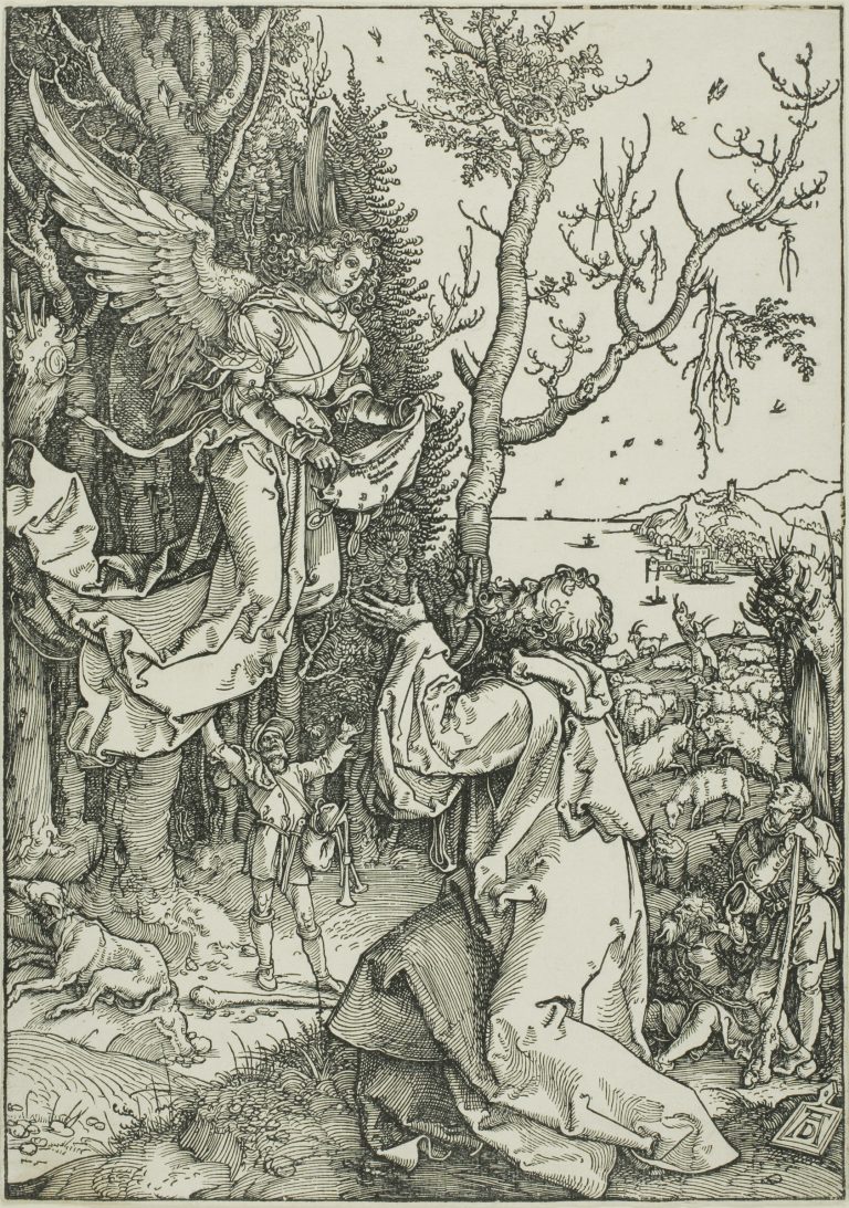 Joachim and the Angel, from The Life of the Virgin