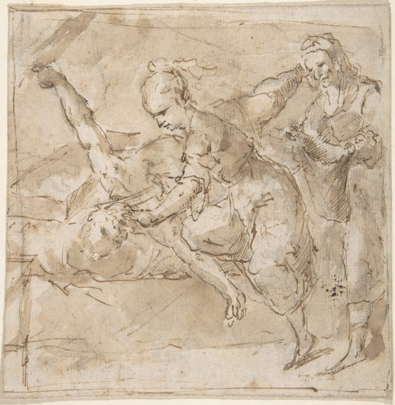 Judith Slaying Holofernes, with Old Woman Servant