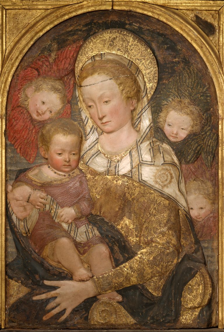 Madonna and Child with Angels — Rossellino