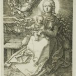 Madonna Crowned by One Angel