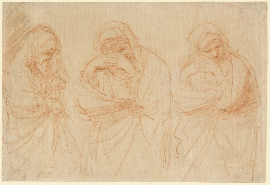 Madonna Mourning: Studies for the Entombment of Christ