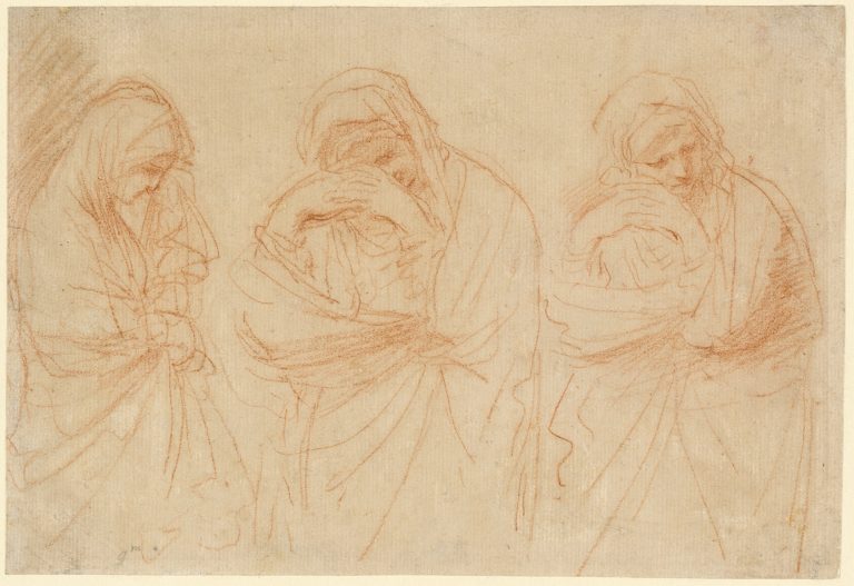 Madonna Mourning: Studies for the Entombment of Christ