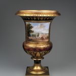 Medici vase with a scene of the château at